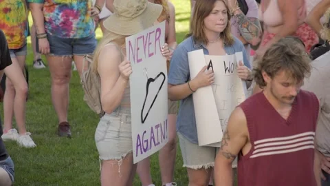Abortion Rights Protests at State Capitol Видео 198619507