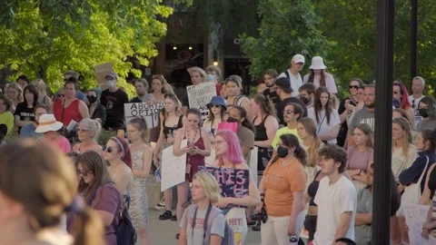 Abortion Rights Protests at State Capitol Видео 198623061