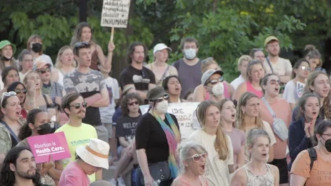 Abortion Rights Protests at State Capitol Видео 198627278