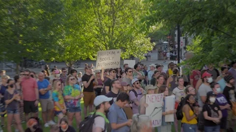 Abortion Rights Protests at State Capitol Видео 198630511