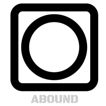 Abound conceptual graphic icon Stock Illustration