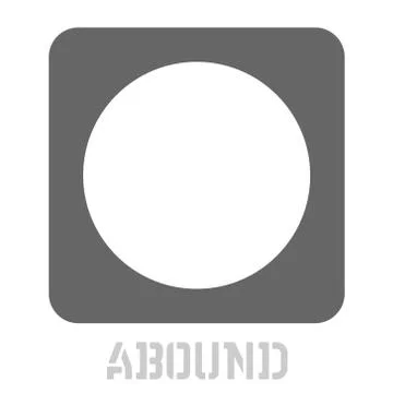 Abound conceptual graphic icon Stock Illustration