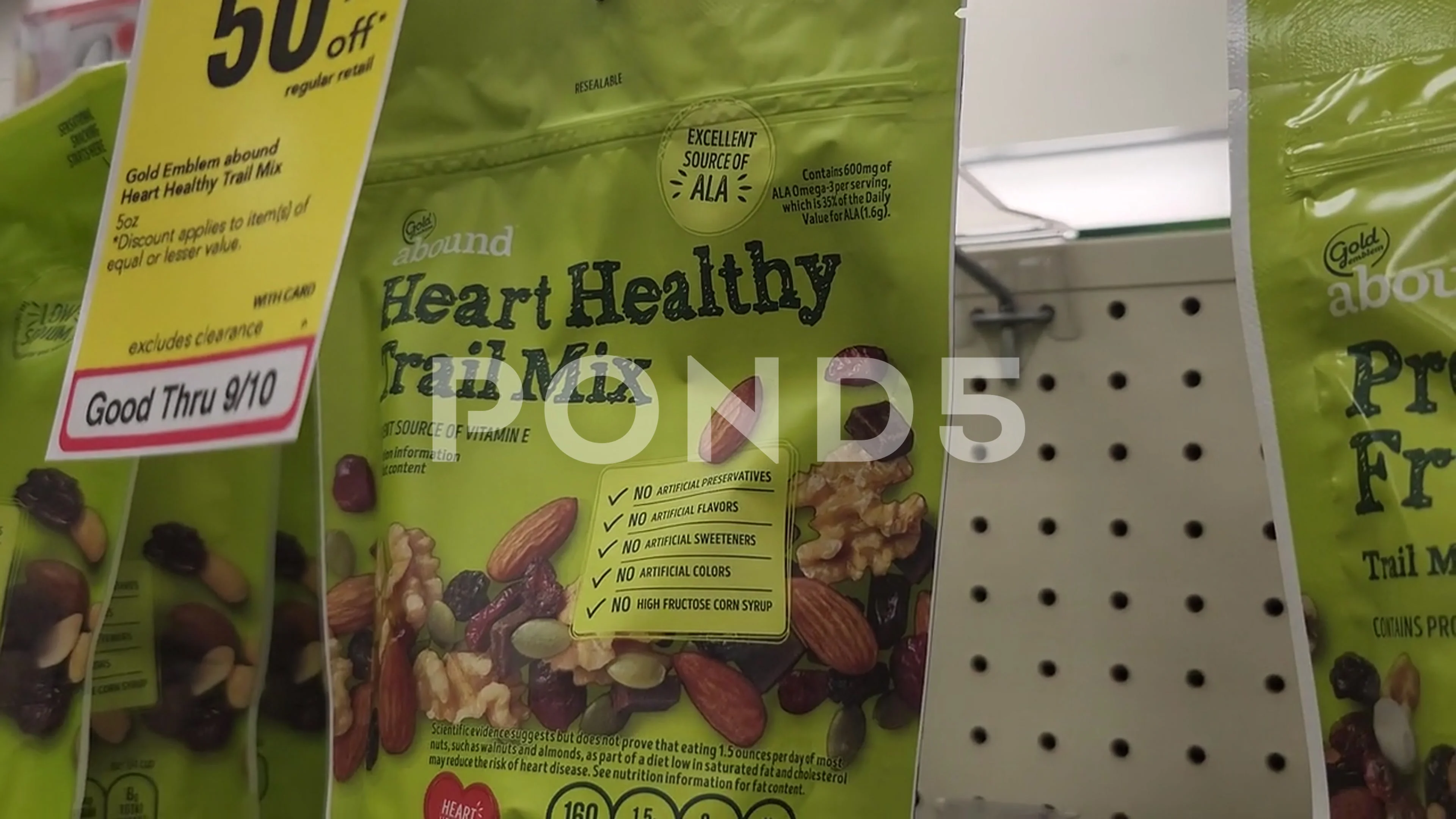 Abound Heart Healthy Trail Mix Peanut Grocery Eat Food