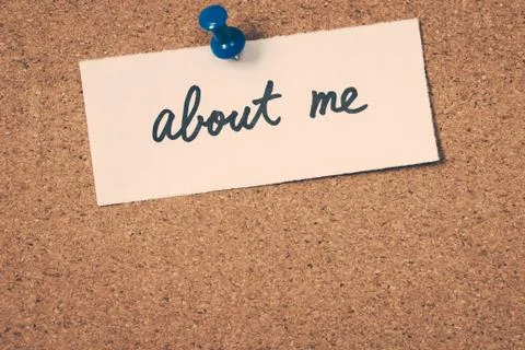 About me Stock Photos