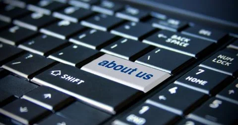 About us button Stock Photos