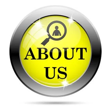 About us icon Illustrazione stock