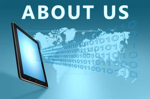 About us Stock Illustration