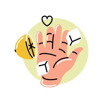 About us. Vector icon in bold line style Stock Illustration