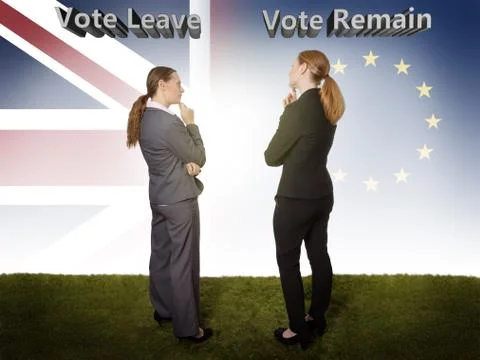 About to vote Foto stock