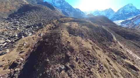 Above AmaDablam Basecamp 動画素材 201211509