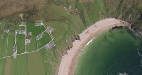 Above amazing beach Video stock 267670764