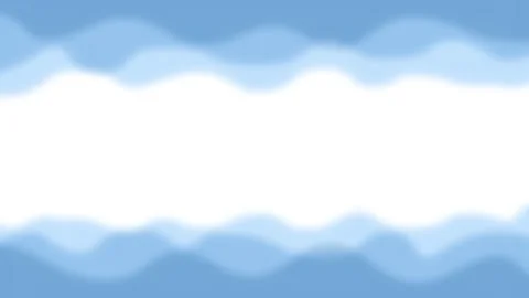 Above and below, blue abstract waves sway on a white background with free space Stock Footage 201319531