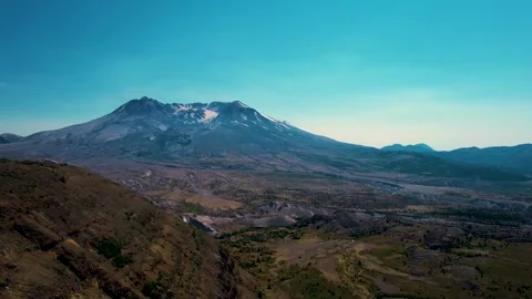 Above the Ashes: A Drone's Perspective of Mt. St. Helens Stock Footage 251791531