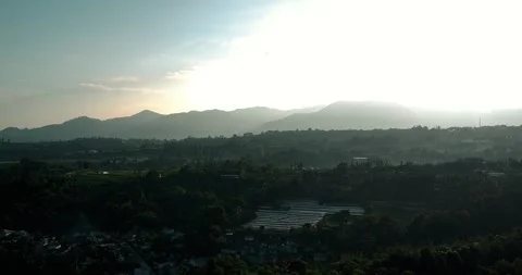 Above with a beautiful mountainous background 動画素材 273222171