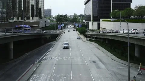 Above Bridge Exit Timelapse Stock Footage 60113029