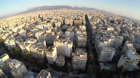 Above City Video stock 49096809