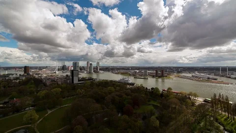 Above City Stock Footage 98495165