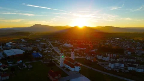 Above the City Lights Stock-Footage 318996076