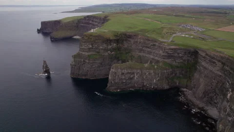 Above Cliffs of Moher Stock-Footage 222221649