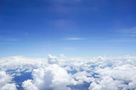 Above the cloud Foto stock