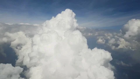 Above the clouds - 4k footage Video stock 90195807