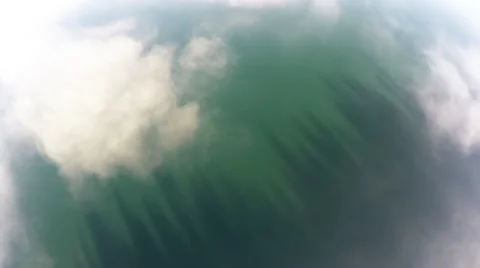 Above the Clouds and Ocean Stock Footage 64230107