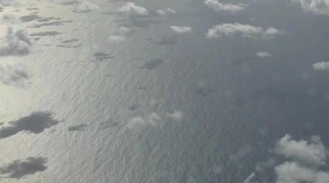 Above the clouds and the sea Stock Footage 39397076