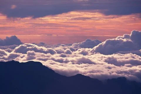 Above clouds Beautiful sunset cloud and hill above Copyright: xZoonar.com/... Stock Photos
