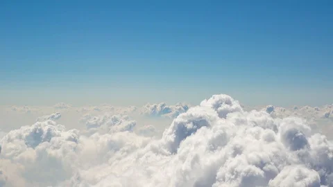 Above The Clouds (Cloudscape Background) Stock Footage 94341208