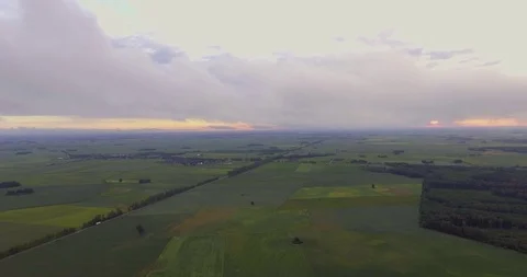 Above the clouds, drone aerial flight Stock Footage 127557740