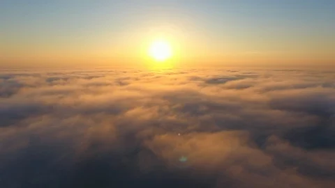 Above the clouds Stock Footage 89933845