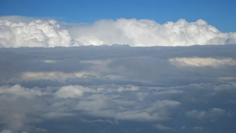 Above the clouds Stock Footage 96354096