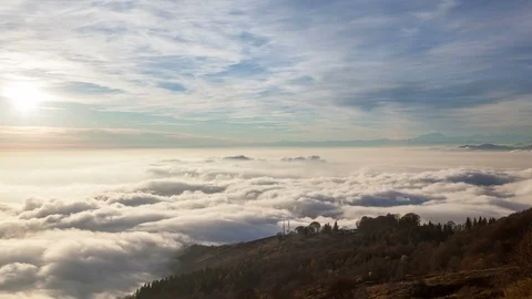 Above Clouds Stock Footage 98499314