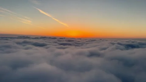 Above the clouds Video stock 260289472