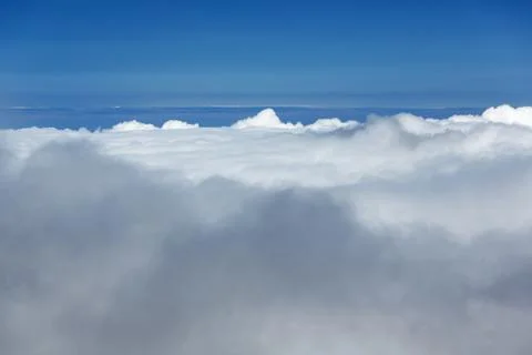 Above the clouds on Haleakala Stock Photos