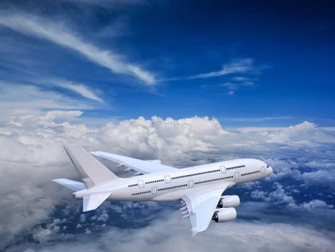 Above the clouds Stock Illustration