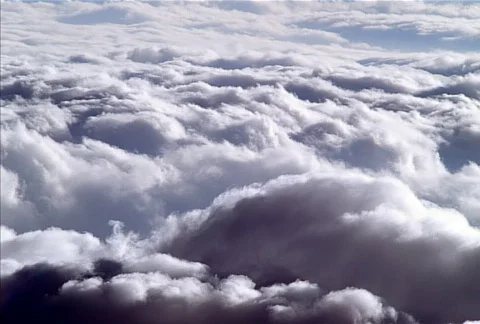 Above the Clouds NTSC Stock Footage 534345