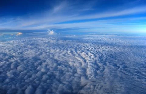 Above clouds Stock Photos