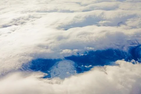 Above the clouds Stock Photos