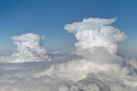 Above the clouds Stock Photos