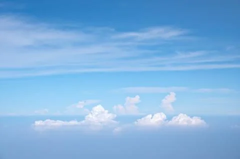 Above the clouds Stock Photos