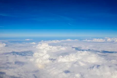 Above the clouds Stock Photos