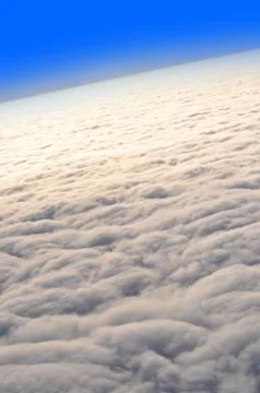 Above the clouds Stock Photos