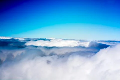 Above the clouds Stock Photos