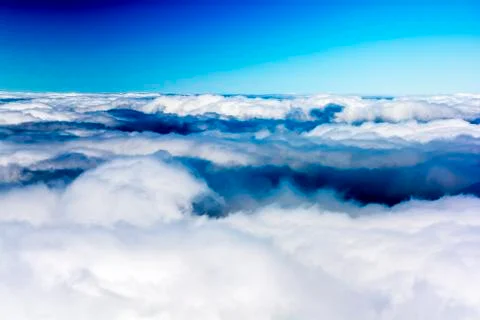 Above the clouds Stock Photos