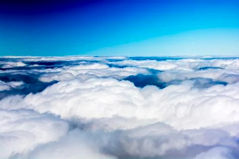 Above the clouds Stock Photos