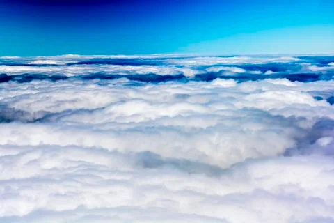 Above the clouds Stock Photos