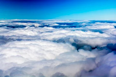 Above the clouds Stock Photos