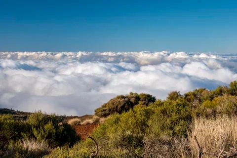 Above the clouds Stock Photos
