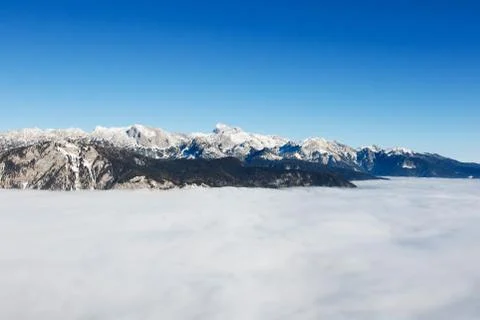 Above clouds. Foto stock